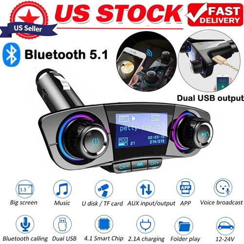 Bluetooth car transmitter - car, fm